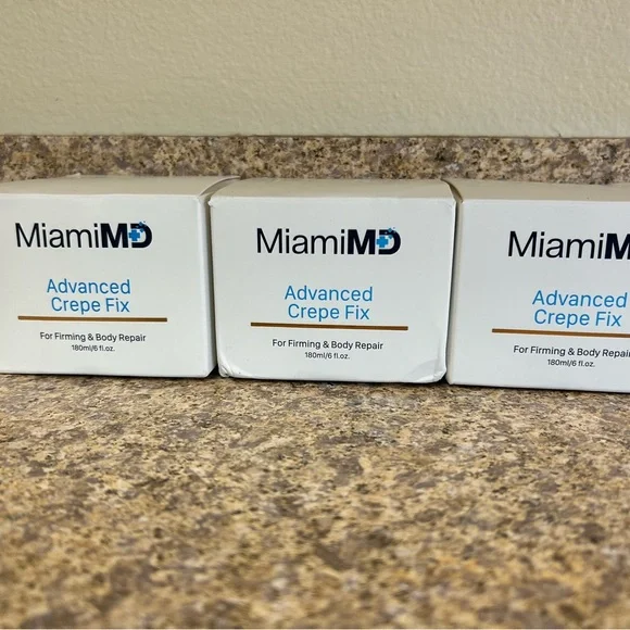 MiamiMD Advanced Crepe Fix Cream 3 jars - NWOT - Picture 2 of 4